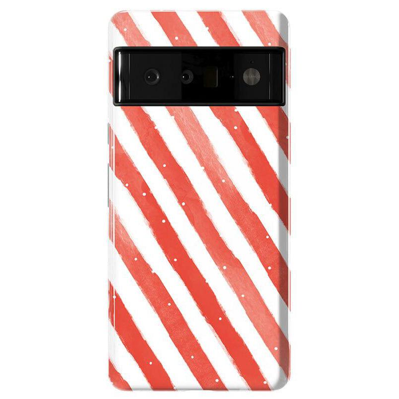 Candy Cane Lane | Peppermint Stripes Case Phone Case Casetry Essential Google Pixel 6 Pro