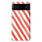 Candy Cane Lane | Peppermint Stripes Case Phone Case Casetry Essential Google Pixel 6