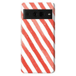 Candy Cane Lane | Peppermint Stripes Case Phone Case Casetry Essential Google Pixel 7 Pro