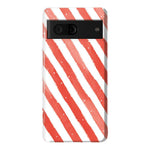 Candy Cane Lane | Peppermint Stripes Case Phone Case Casetry Essential Google Pixel 7