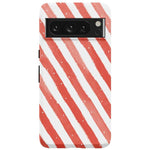 Candy Cane Lane | Peppermint Stripes Case Phone Case Casetry Essential Google Pixel 8 Pro