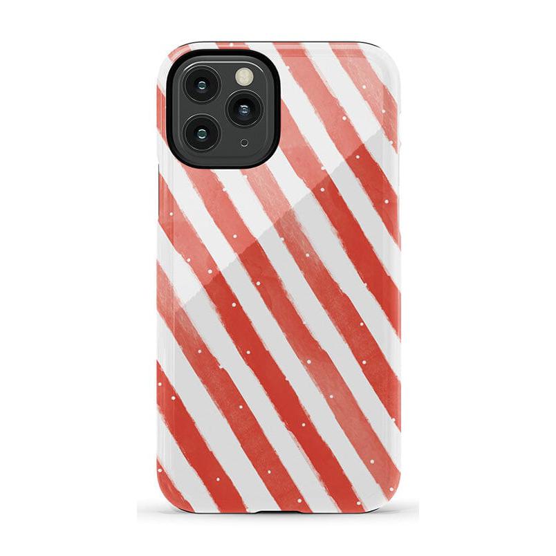 Candy Cane Lane | Peppermint Stripes Case Phone Case Casetry Essential iPhone 11 Pro