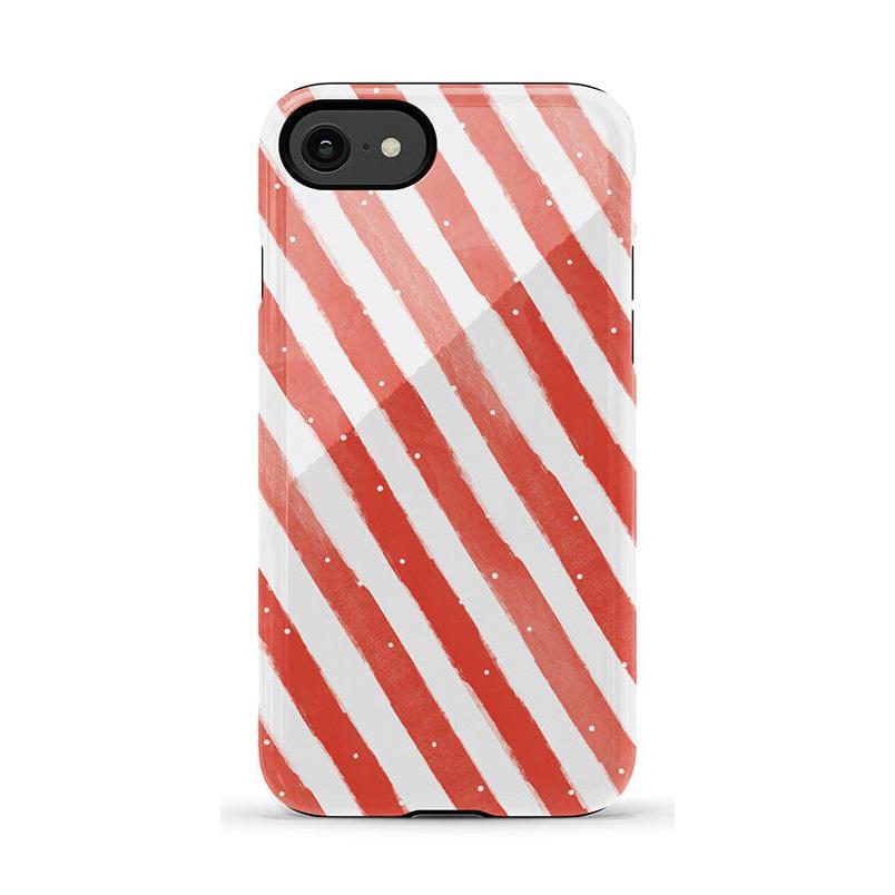 Candy Cane Lane | Peppermint Stripes Case Phone Case Casetry Essential iPhone SE (2020 & 2022)