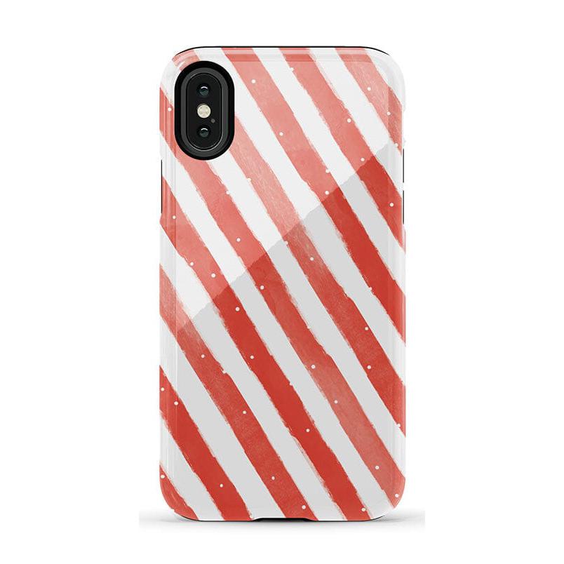 Candy Cane Lane | Peppermint Stripes Case Phone Case Casetry Essential iPhone 11