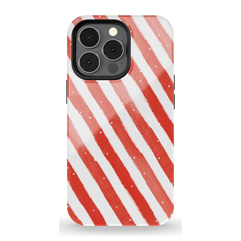 Candy Cane Lane | Peppermint Stripes Case Phone Case Casetry Essential + MagSafe® iPhone 13 Pro