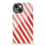 Candy Cane Lane | Peppermint Stripes Case Phone Case Casetry Essential + MagSafe® iPhone 13