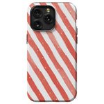 Candy Cane Lane | Peppermint Stripes Case Phone Case Casetry Essential + MagSafe® iPhone 15 Pro Max