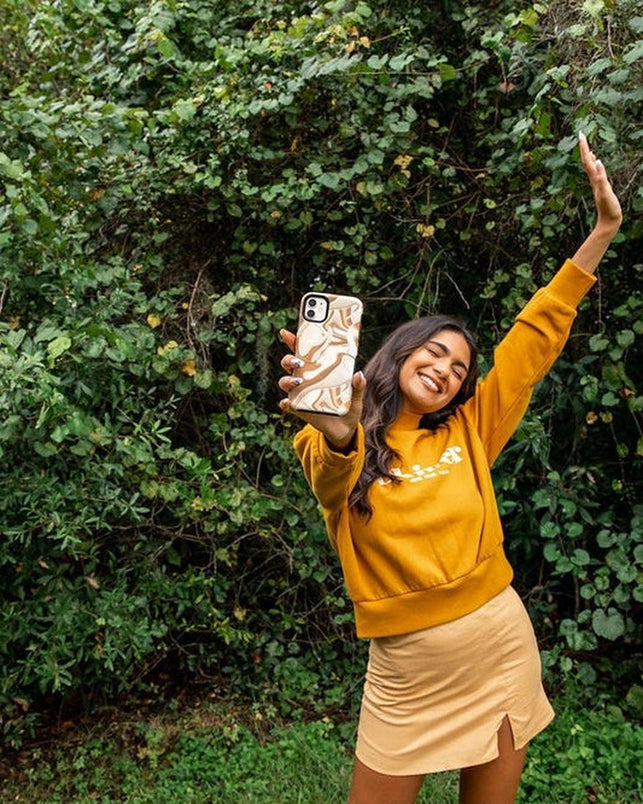 Caramel Delight | Marble Swirl Case iPhone Case get.casely 