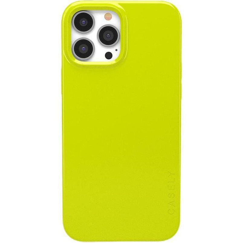Chartreuse Days | Solid Neon Yellow Case iPhone Case get.casely Classic + MagSafe® iPhone 13 Pro Max 