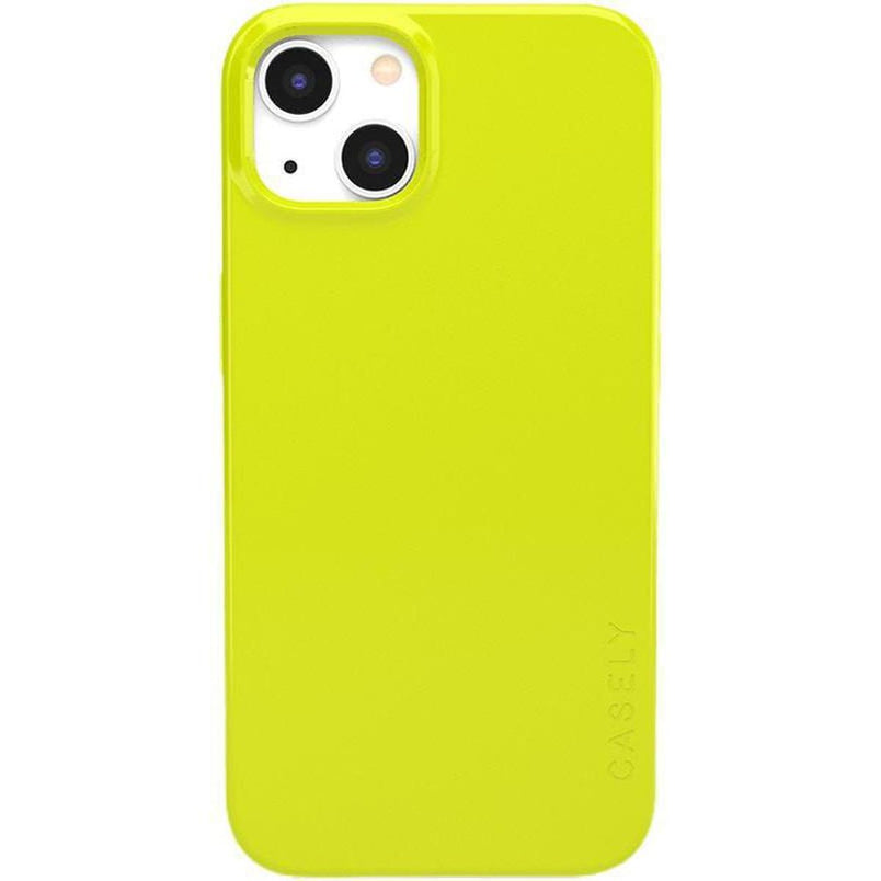 Chartreuse Days | Solid Neon Yellow Case iPhone Case get.casely Classic + MagSafe® iPhone 13 