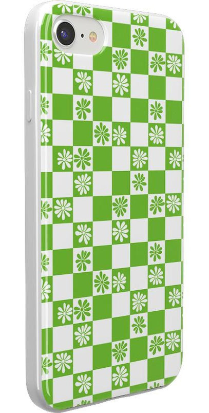 Check Mate | Daisy Checkerboard Floral Case iPhone Case get.casely 