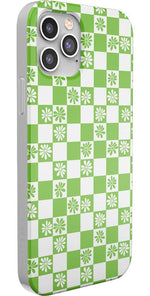 Check Mate | Daisy Checkerboard Floral Case iPhone Case get.casely 