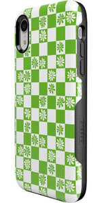 Check Mate | Daisy Checkerboard Floral Case iPhone Case get.casely 