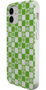 Check Mate | Daisy Checkerboard Floral Case iPhone Case get.casely 