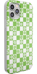 Check Mate | Daisy Checkerboard Floral Case iPhone Case get.casely 