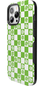 Check Mate | Daisy Checkerboard Floral Case iPhone Case get.casely 