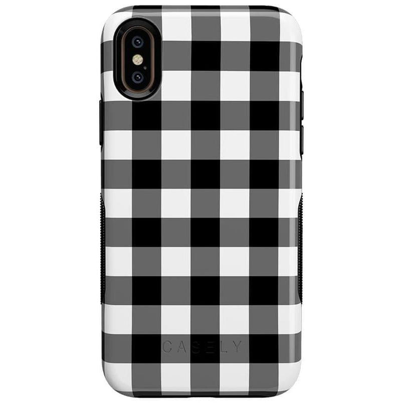 Check Me Out | Checkerboard Case iPhone Case get.casely Bold iPhone XS Max