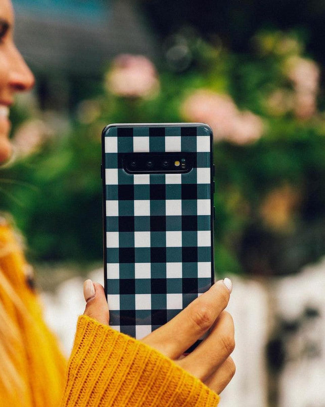 Check Me Out | Checkerboard Samsung Case Samsung Case get.casely 