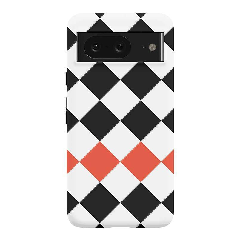 Checkerboard | High Contrast Design Case Phone Case Casetry Essential Google Pixel 8
