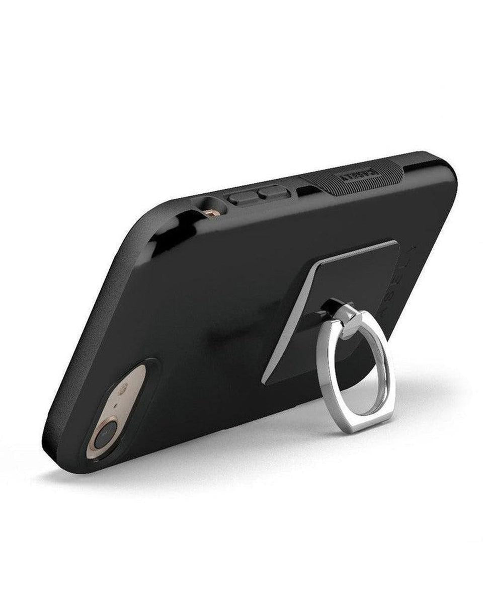 Classic Black iPhone Ring & Kickstand