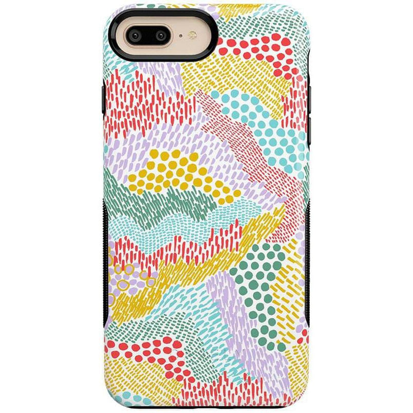 Color Me Happy | Pattern Colorblock Case iPhone Case get.casely Bold iPhone 6/7/8 Plus