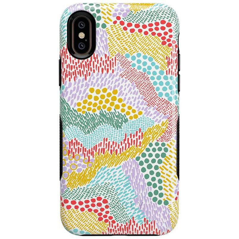Color Me Happy | Pattern Colorblock Case iPhone Case get.casely Bold iPhone XS Max