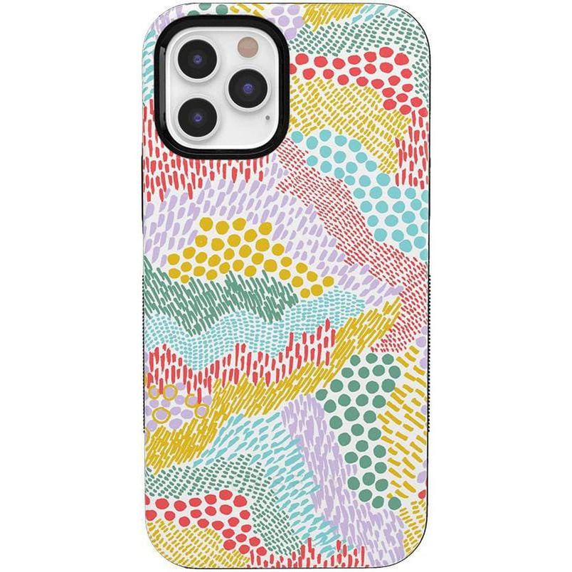 Color Me Happy | Pattern Colorblock Case iPhone Case get.casely Bold iPhone 12 Pro Max