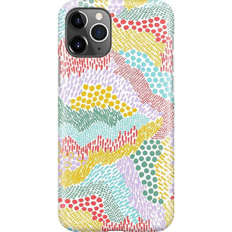 Color Me Happy | Pattern Colorblock Case iPhone Case get.casely Classic iPhone 11 Pro Max