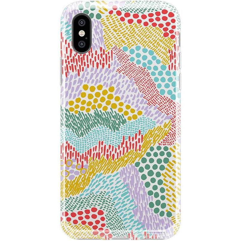 Color Me Happy | Pattern Colorblock Case iPhone Case get.casely Classic iPhone XS Max