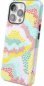 Color Me Happy | Pattern Colorblock Case iPhone Case get.casely 