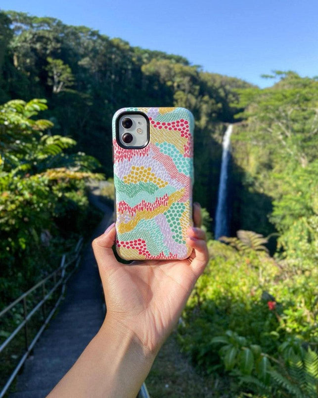 Color Me Happy | Pattern Colorblock Case iPhone Case get.casely