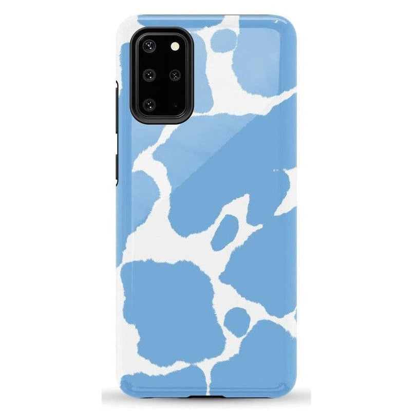 Current MOOd | Light Blue Cow Print Samsung Case Samsung Case Casetry Galaxy S20 Plus