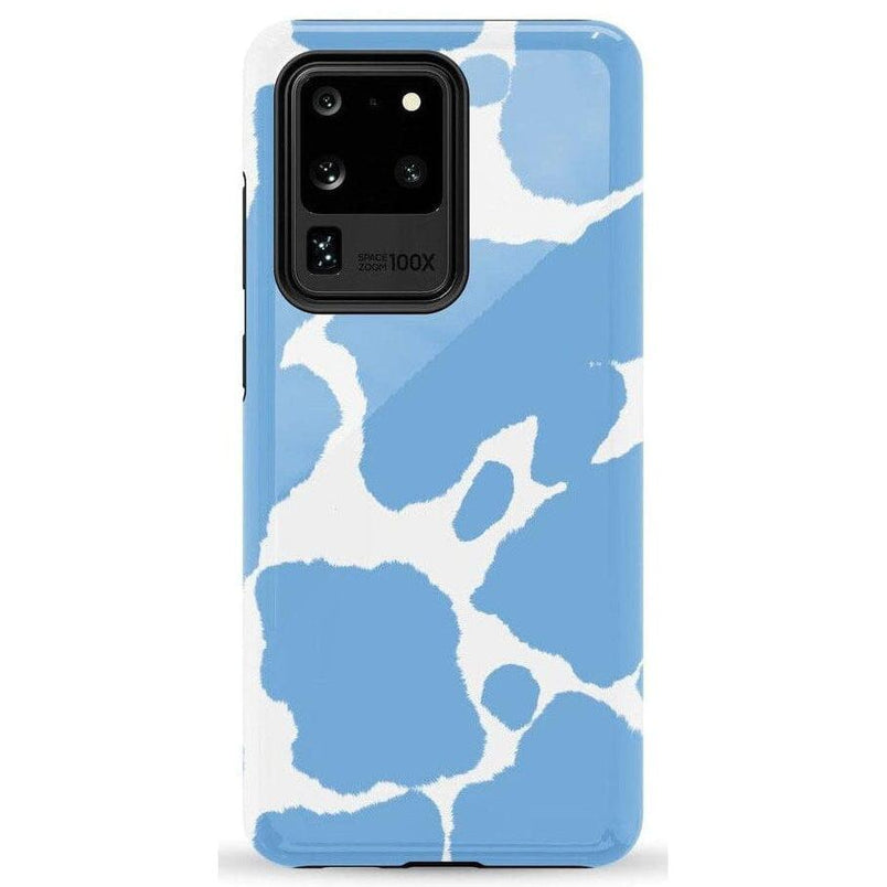 Current MOOd | Light Blue Cow Print Samsung Case Samsung Case Casetry Galaxy S20 Ultra