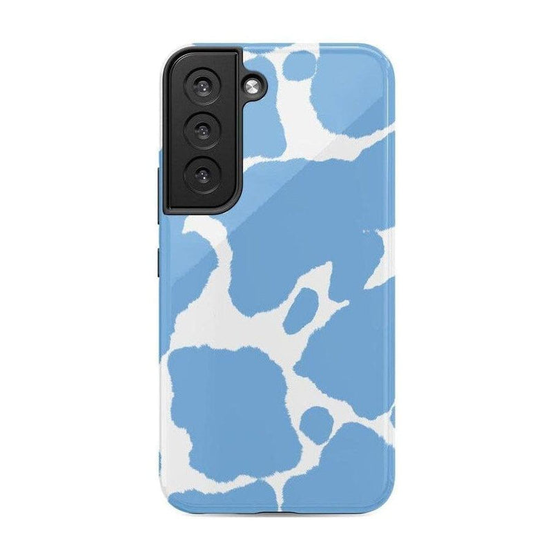 Current MOOd | Light Blue Cow Print Samsung Case Samsung Case Casetry Galaxy S23