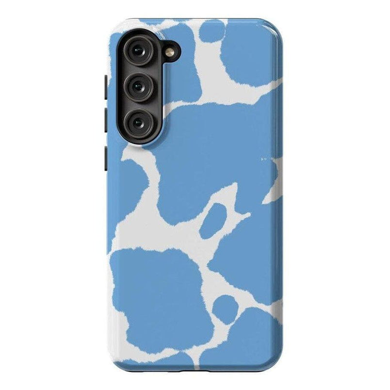 Current MOOd | Light Blue Cow Print Samsung Case Samsung Case Casetry Galaxy S23 Ultra