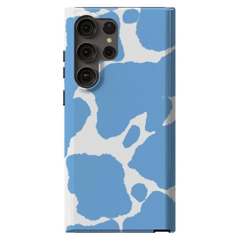 Current MOOd | Light Blue Cow Print Samsung Case Samsung Case Casetry Galaxy S22