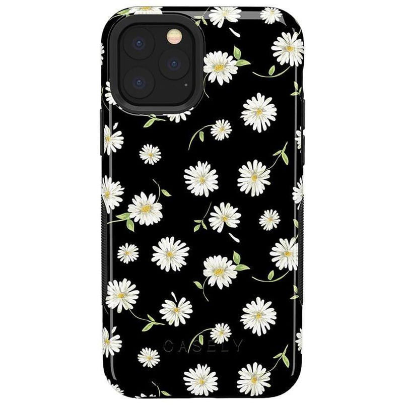 Daisy Daydream | Black Floral Case iPhone Case get.casely Bold iPhone 11 Pro 