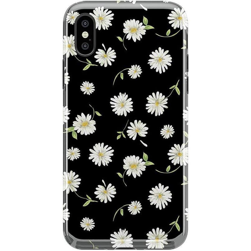 Daisy Daydream | Black Floral Case iPhone Case get.casely Classic iPhone X / XS 
