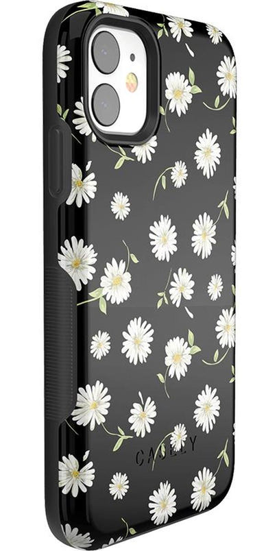 Daisy Daydream | Black Floral Case iPhone Case get.casely 