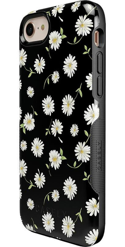 Daisy Daydream | Black Floral Case iPhone Case get.casely 