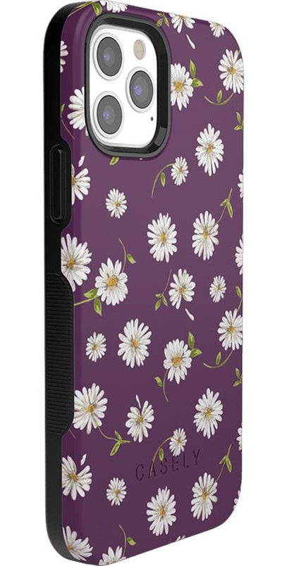 Daisy Daydream | Plum Purple Floral Case iPhone Case get.casely 
