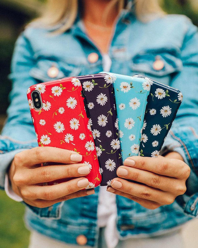 Daisy Daydream | Plum Purple Floral Case iPhone Case get.casely 