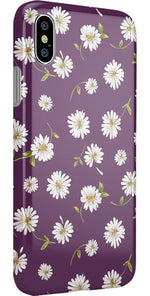 Daisy Daydream | Plum Purple Floral Case iPhone Case get.casely 