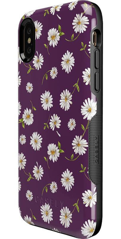 Daisy Daydream | Plum Purple Floral Case iPhone Case get.casely 