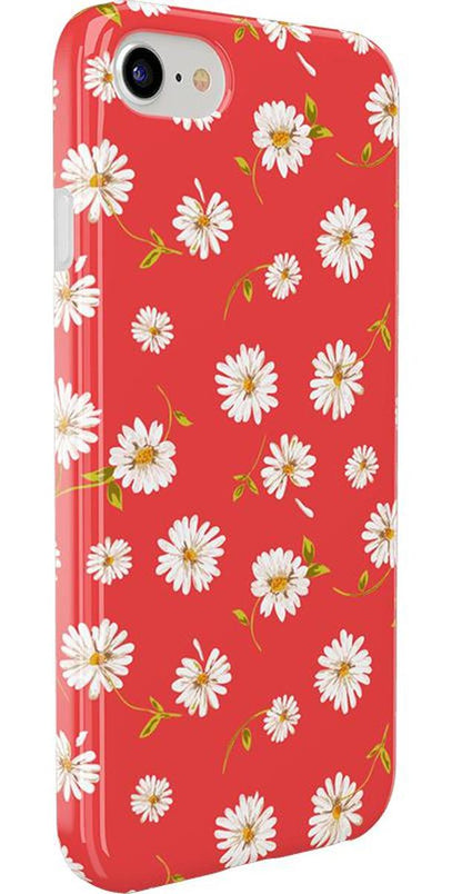 Daisy Daydream | Red Coral Floral Case iPhone Case get.casely 