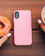 Dark Pink on Pink | Ultra-Protective Bold Case iPhone Case get.casely 