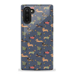 Dashing Doxies | Dachshund Dog Case Phone Case Casetry Essential Galaxy Note 10