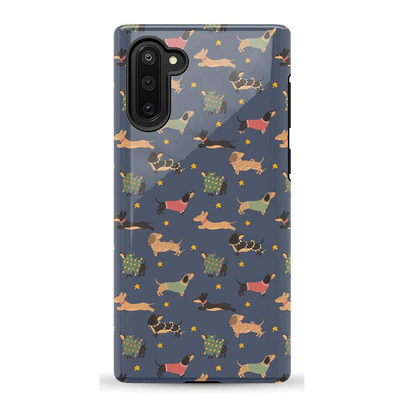 Dashing Doxies | Dachshund Dog Case Phone Case Casetry Essential Galaxy Note 10