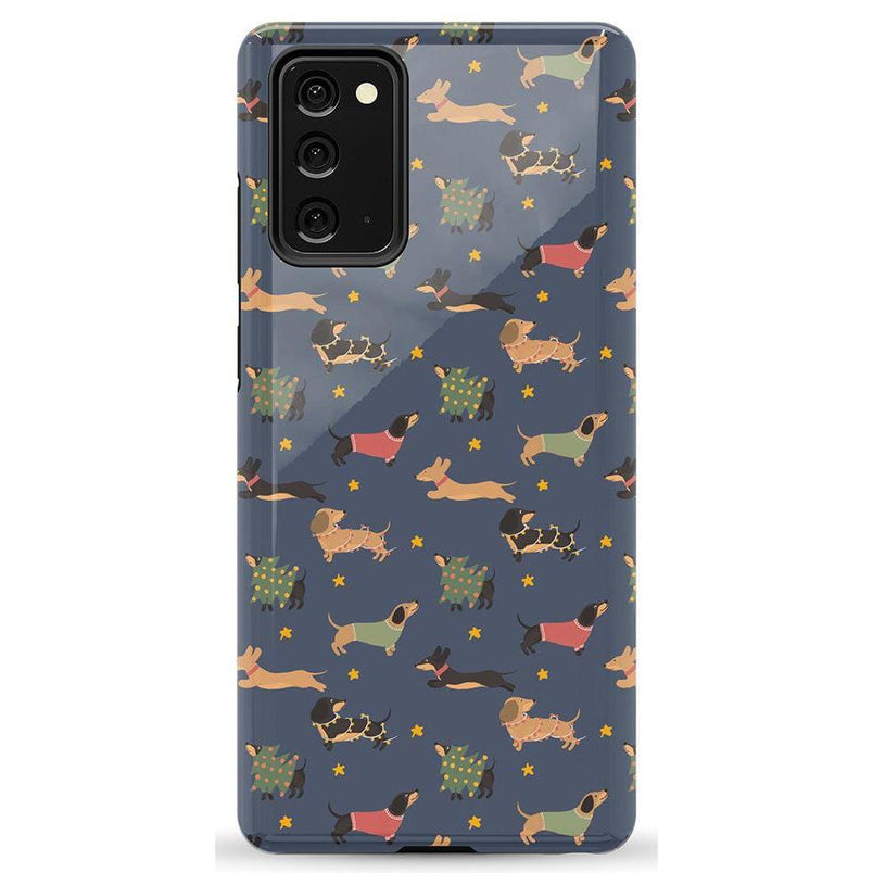 Dashing Doxies | Dachshund Dog Case Phone Case Casetry Essential Galaxy Note 20