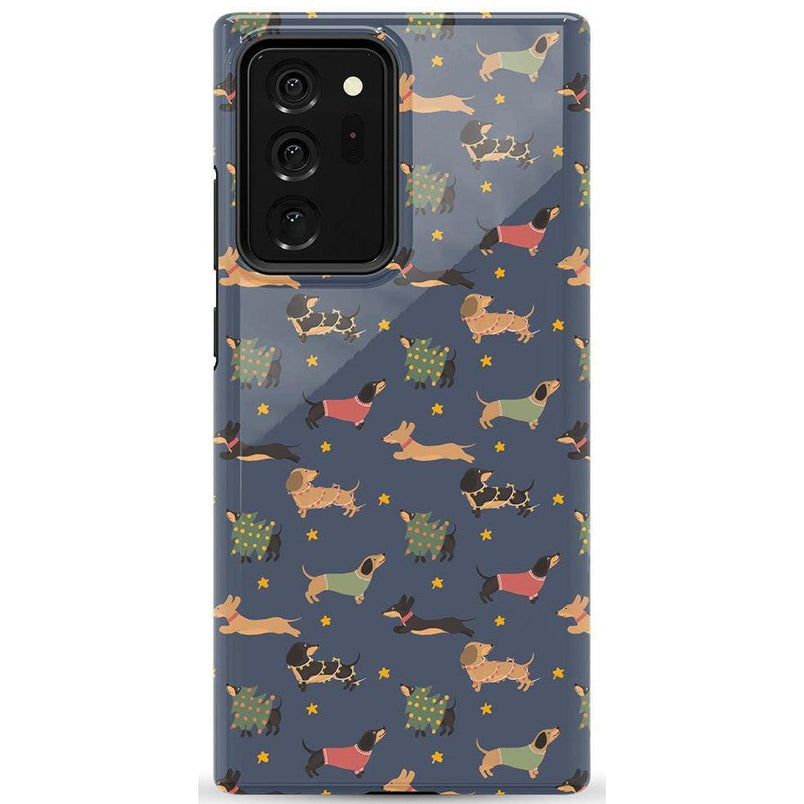 Dashing Doxies | Dachshund Dog Case Phone Case Casetry Essential Galaxy Note 20 Ultra